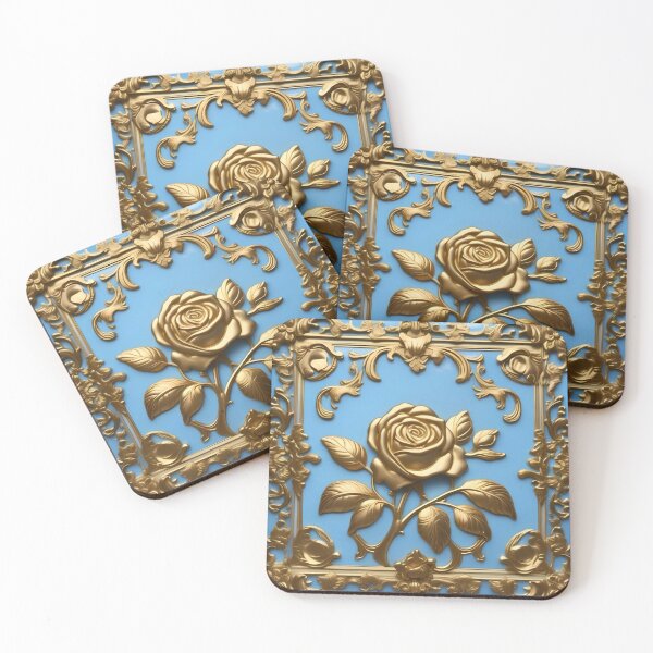 Artikelvorschau, Barock inspirierte Goldrose entworfen und verkauft von DesignsByPrnces.