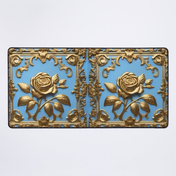 Artikelvorschau, Barock inspirierte Goldrose entworfen und verkauft von DesignsByPrnces.