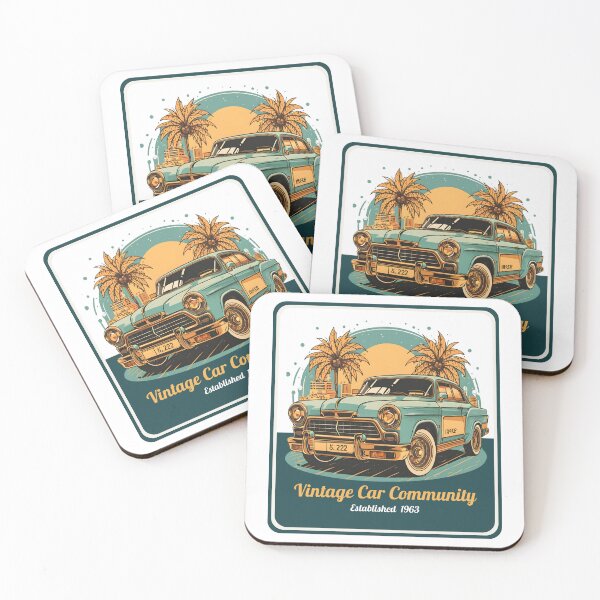 Item preview, Classic Retro Vintage Car Community  designed and sold by MrChimpStore.
