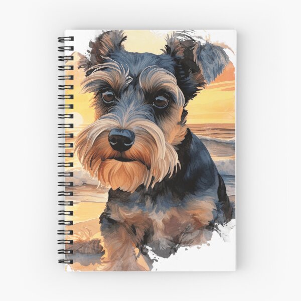 Item preview, Miniature Schnauzer At The Beach designed and sold by TheAnimalZ00.