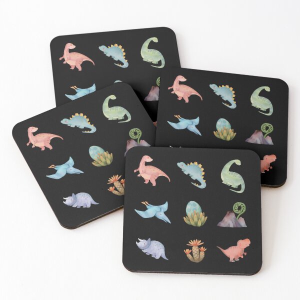 Item preview, Colorful Cute Dino Set - Dinosaur Lovers Gift designed and sold by patternjp.