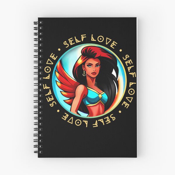 Item preview, Superhero Woman Yellow Self Love Mantra Red Wing designed and sold by Melan Designs.