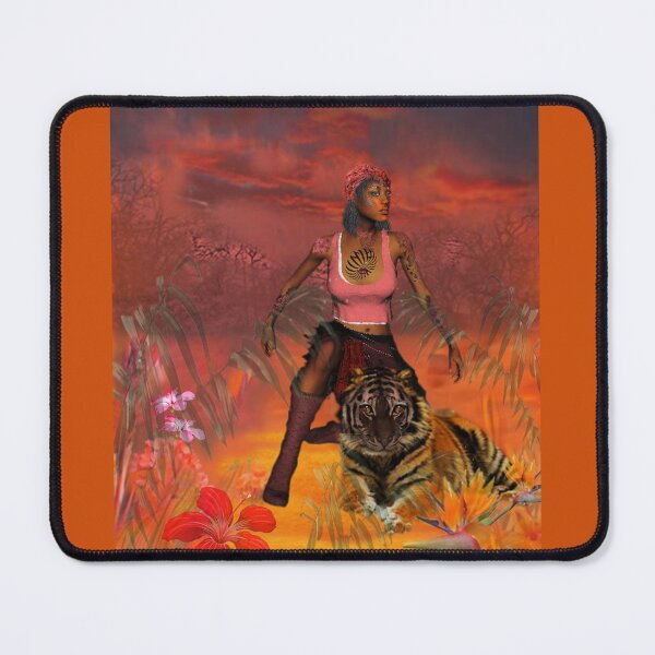 Item preview, A Woman and Her Tiger designed and sold by Patricia Brown.
