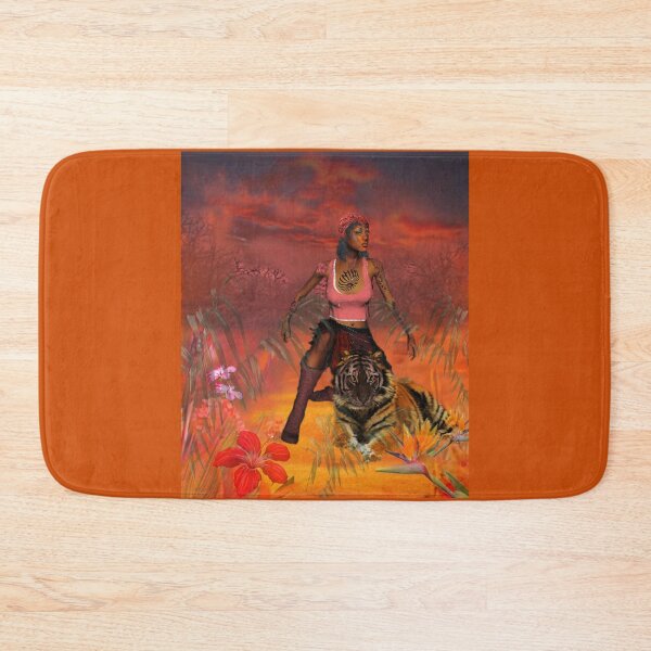 Item preview, A Woman and Her Tiger designed and sold by Patricia Brown.