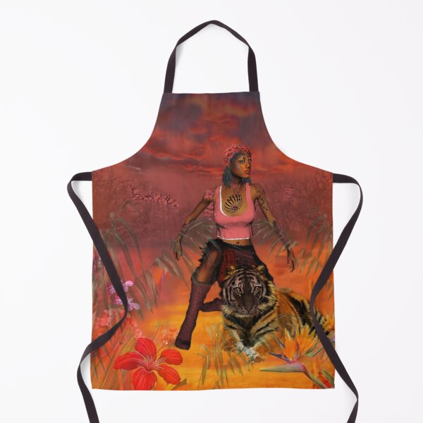 Item preview, A Woman and Her Tiger designed and sold by Patricia Brown.