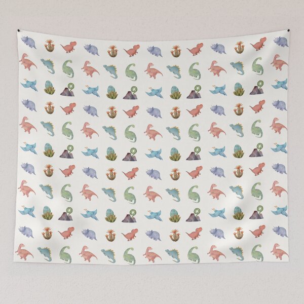 Item preview, Colorful Cute Dino Set - Dinosaur Lovers Gift designed and sold by patternjp.