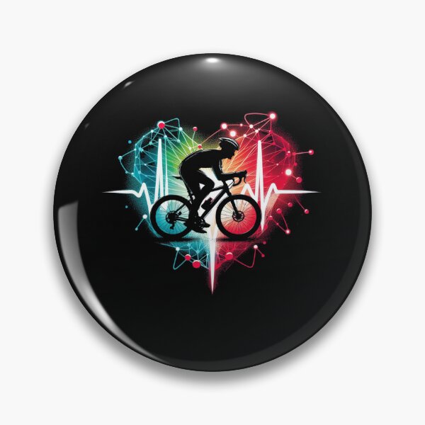 Artikelvorschau, Cycling Heartbeat Bicycle Love Biking Life Love Cycling entworfen und verkauft von Pirascano.
