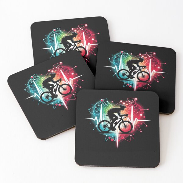 Artikelvorschau, Cycling Heartbeat Bicycle Love Biking Life Love Cycling entworfen und verkauft von Pirascano.