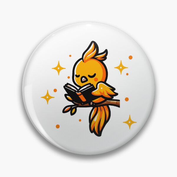 Item preview, Cute Phoenix Reading designed and sold by BluRockDesigns.
