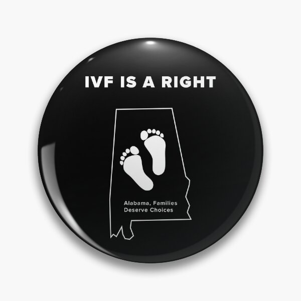 Item preview, IVF Is a Right: State of Alabama and Baby Footprints designed and sold by sweetbelle.