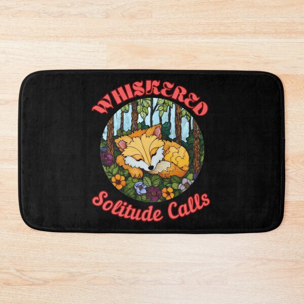 Item preview, Whiskered Solitude Calls. fox head designed and sold by FoxVibes.