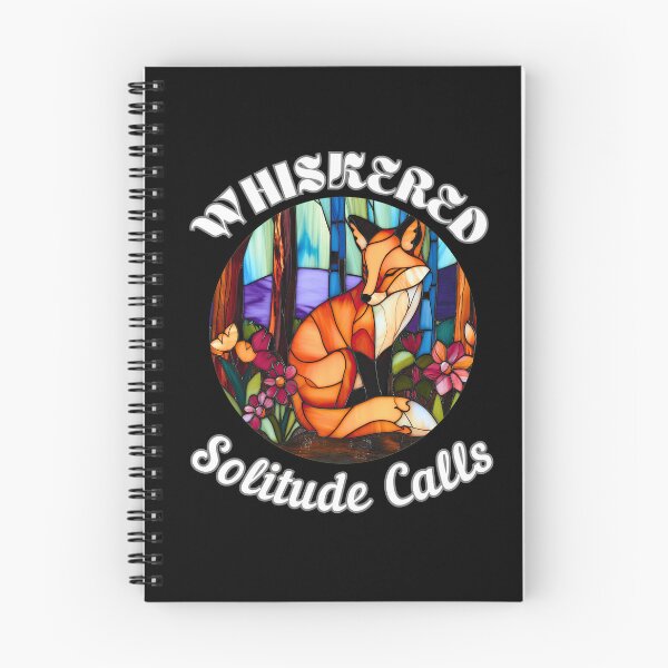 Item preview, Whiskered Solitude Calls. fox quote designed and sold by FoxVibes.