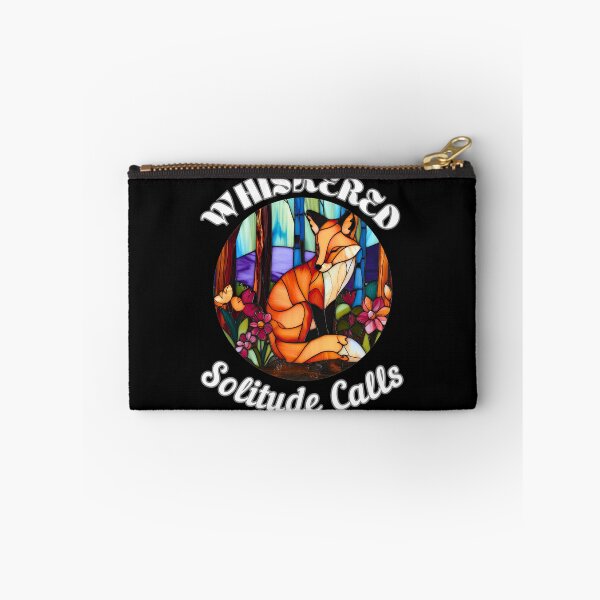 Item preview, Whiskered Solitude Calls. fox quote designed and sold by FoxVibes.