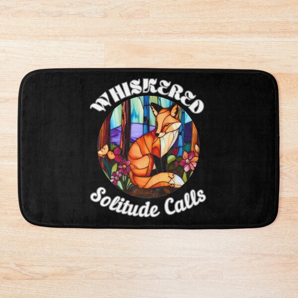 Item preview, Whiskered Solitude Calls. fox quote designed and sold by FoxVibes.