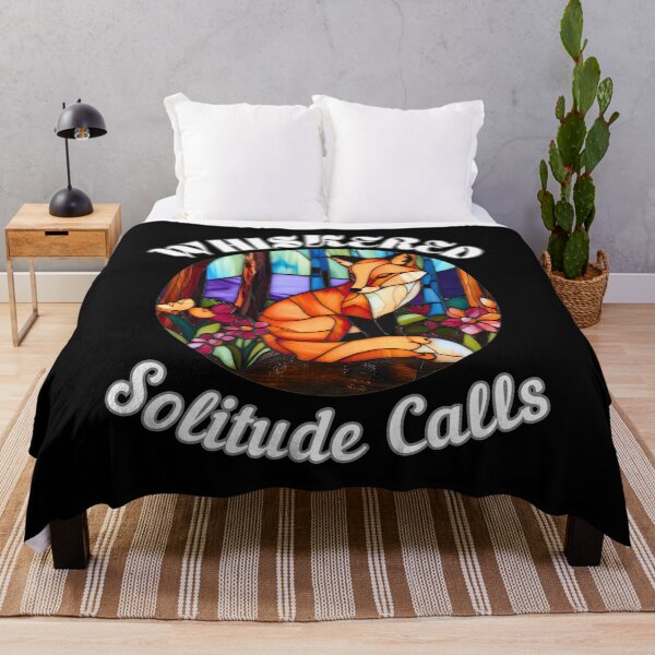 Item preview, Whiskered Solitude Calls. fox quote designed and sold by FoxVibes.