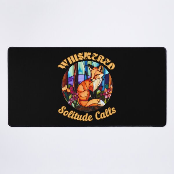 Item preview, Whiskered Solitude Calls. fox saying designed and sold by FoxVibes.