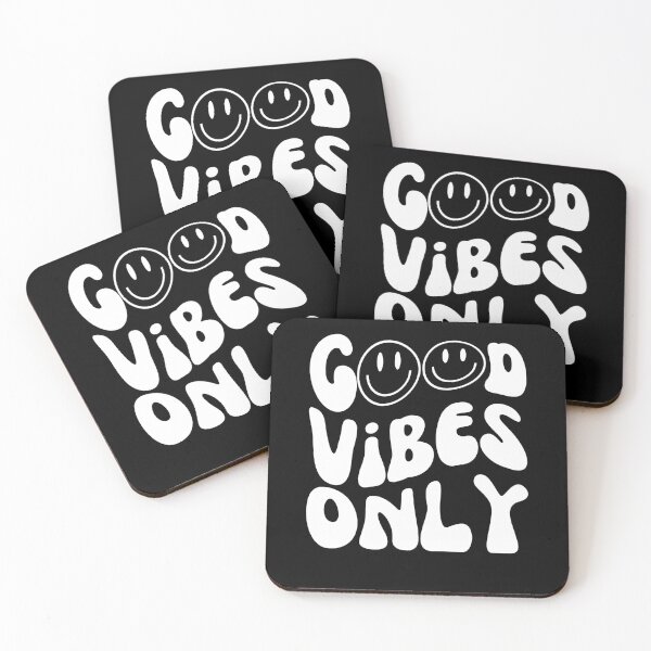 Item preview, Good Vibes Only - Positive Typography for Uplifting Energy - White designed and sold by Biddakate.