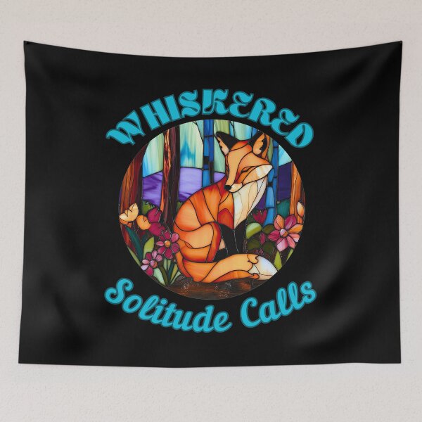 Item preview, Whiskered Solitude Calls. vintage fox designed and sold by FoxVibes.