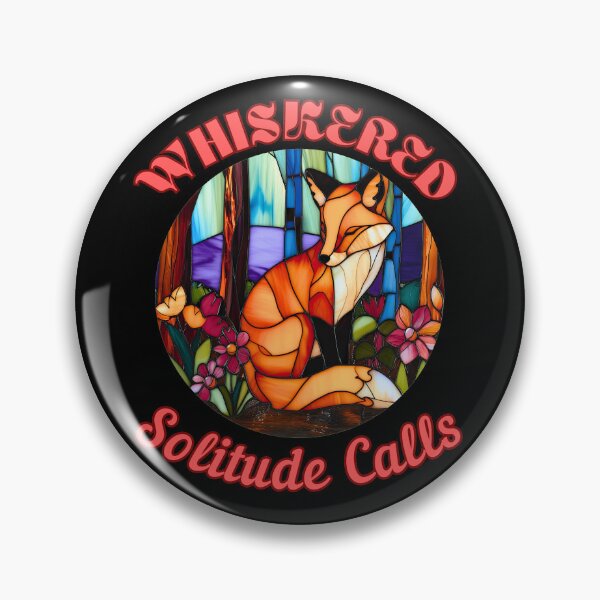 Item preview, Whiskered Solitude Calls. retro fox designed and sold by FoxVibes.