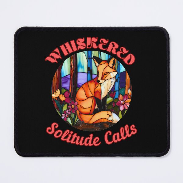 Item preview, Whiskered Solitude Calls. retro fox designed and sold by FoxVibes.