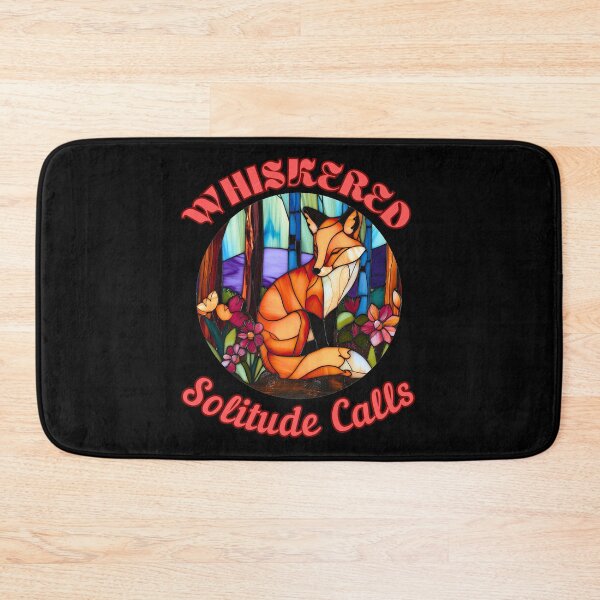 Item preview, Whiskered Solitude Calls. retro fox designed and sold by FoxVibes.