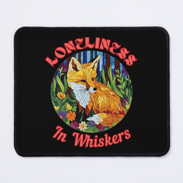 Item preview, Loneliness in Whiskers. fox head designed and sold by FoxVibes.