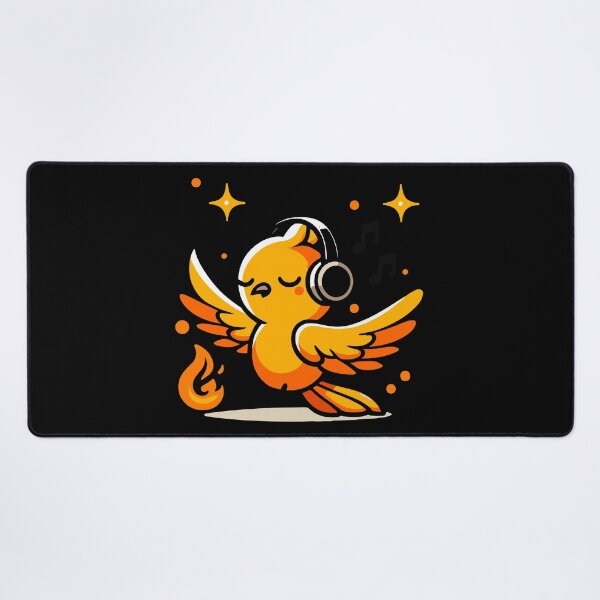 Item preview, Cute Phoenix Listening To Music designed and sold by BluRockDesigns.