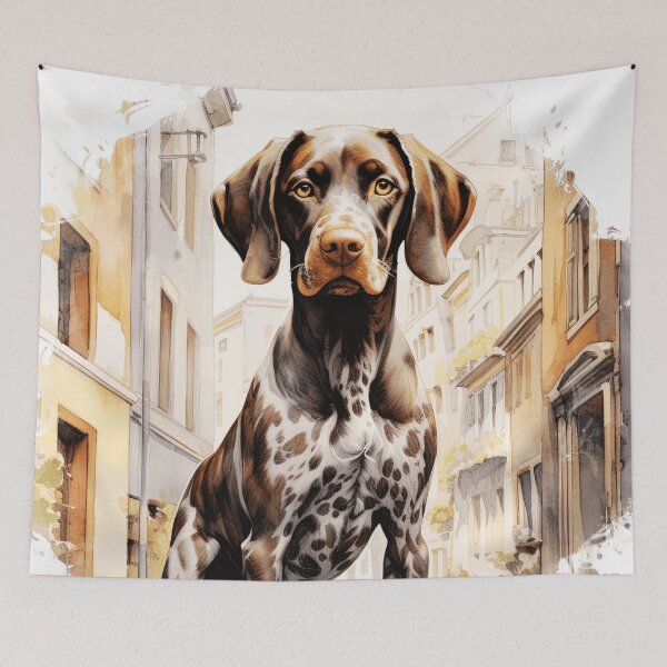 Item preview, German Shorthaired Pointer Illustration designed and sold by TheAnimalZ00.