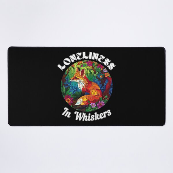 Item preview, Loneliness in Whiskers. fox quote designed and sold by FoxVibes.