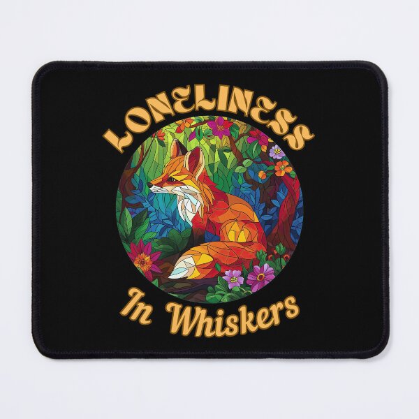 Item preview, Loneliness in Whiskers. fox saying designed and sold by FoxVibes.