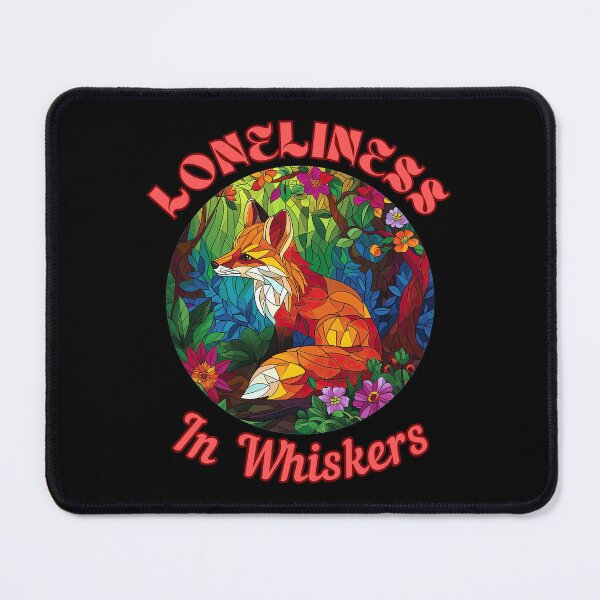 Item preview, Loneliness in Whiskers. retro fox designed and sold by FoxVibes.
