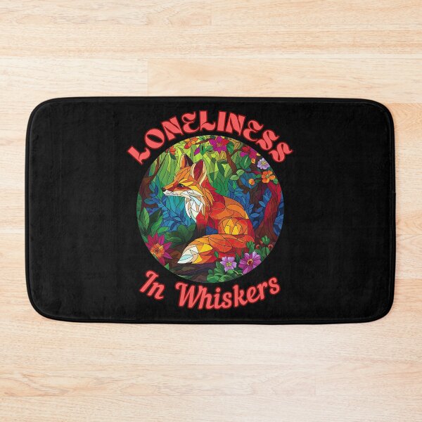 Item preview, Loneliness in Whiskers. retro fox designed and sold by FoxVibes.