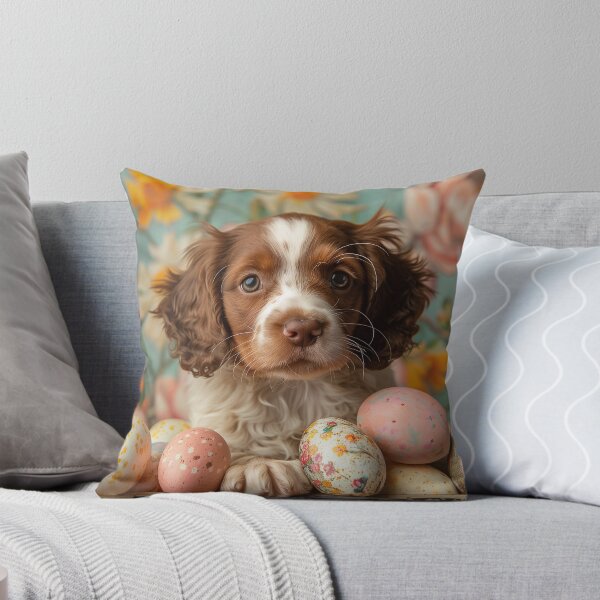 Artikelvorschau, Das Osterporträt des Springer Spaniels entworfen und verkauft von DigitalDoghouse.