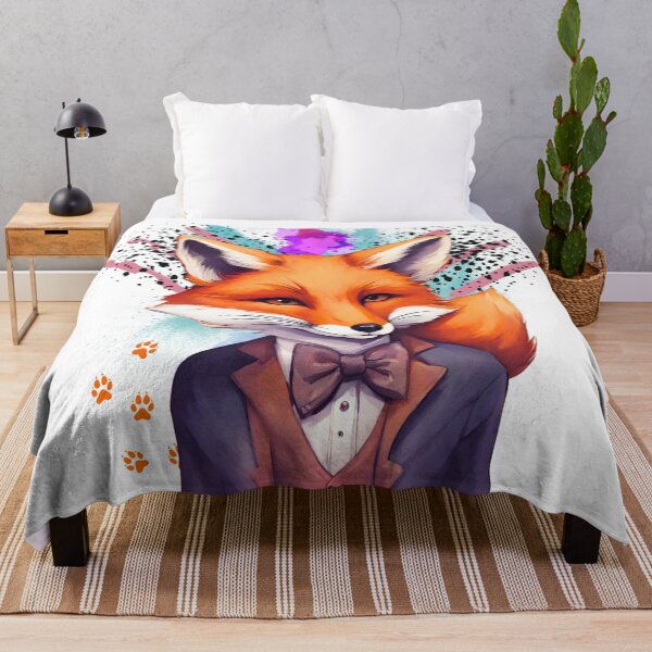 Item preview, Orange fox isolated illustration in the Desert designed and sold by Modern-Tropical.