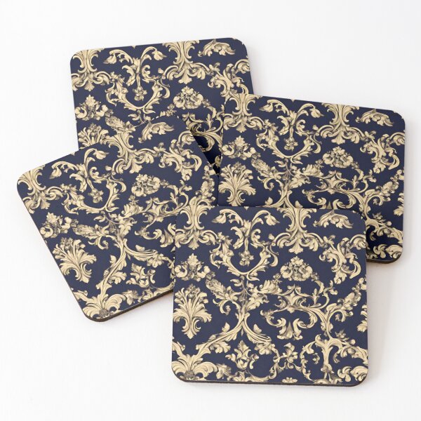 Item preview, Gold Royal Blue King Pattern #2 designed and sold by StylesVero.