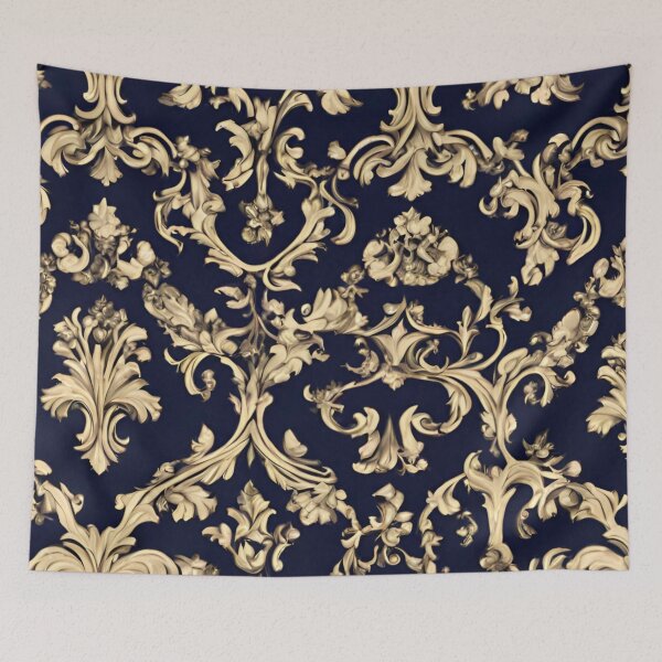 Item preview, Gold Royal Blue King Pattern #2 designed and sold by StylesVero.