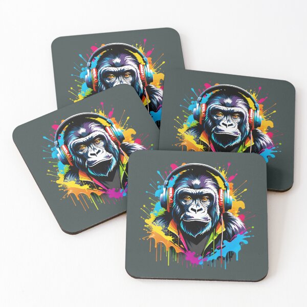 Item preview, Cool Graffiti Party Gorilla designed and sold by TheArtOfPat.