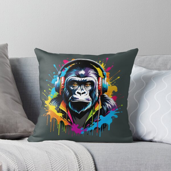 Item preview, Cool Graffiti Party Gorilla designed and sold by TheArtOfPat.