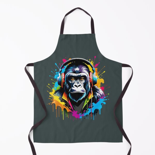 Item preview, Cool Graffiti Party Gorilla designed and sold by TheArtOfPat.