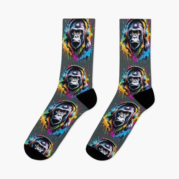 Item preview, Cool Graffiti Party Gorilla designed and sold by TheArtOfPat.