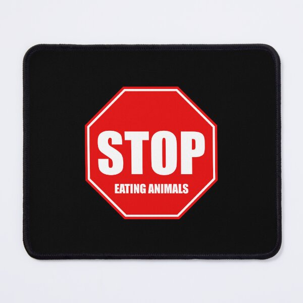 Item preview, Vegan Stop Sign Red. Stop Eating Animals designed and sold by kakarikihill.