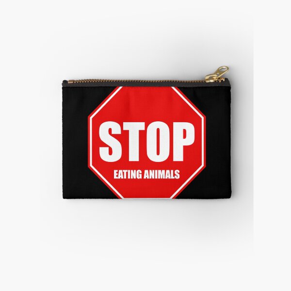 Item preview, Vegan Stop Sign Red. Stop Eating Animals designed and sold by kakarikihill.