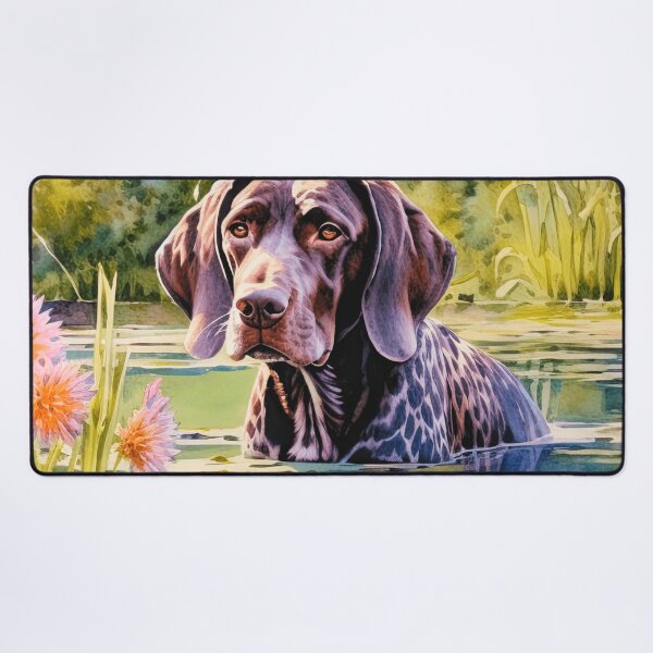 Item preview, German Shorthaired Pointer In A Lake designed and sold by TheAnimalZ00.