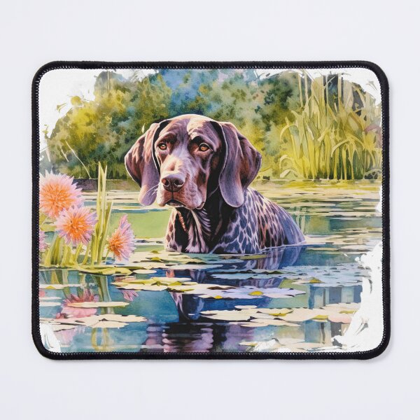 Item preview, German Shorthaired Pointer In A Lake designed and sold by TheAnimalZ00.
