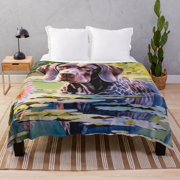 Item preview, German Shorthaired Pointer In A Lake designed and sold by TheAnimalZ00.