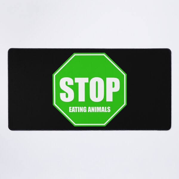 Item preview, Vegan Stop Sign Green. Stop Eating Animals designed and sold by kakarikihill.
