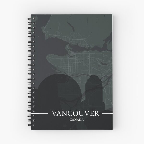 Item preview, Vancouver City map with silhouette designed and sold by GuilhermeJacome.