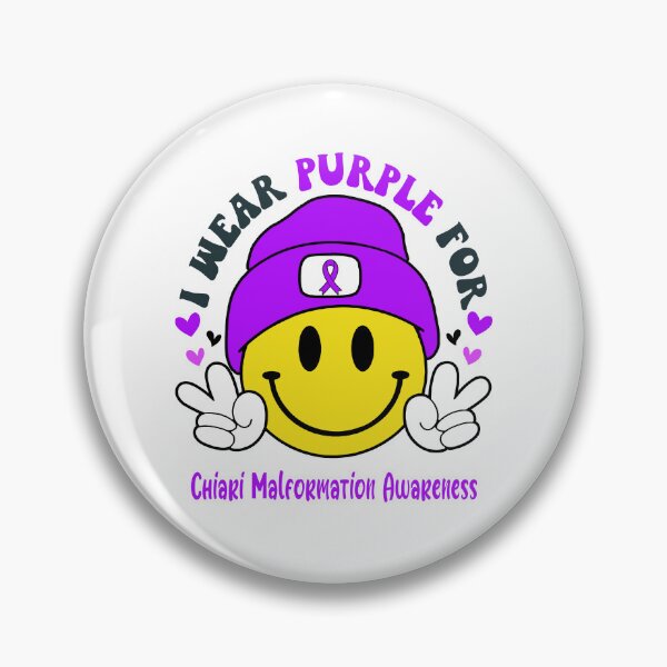 Item preview, I Wear Purple For Chiari Malformation Awareness, Chiari Malformation Awareness Month designed and sold by KatMercerr.