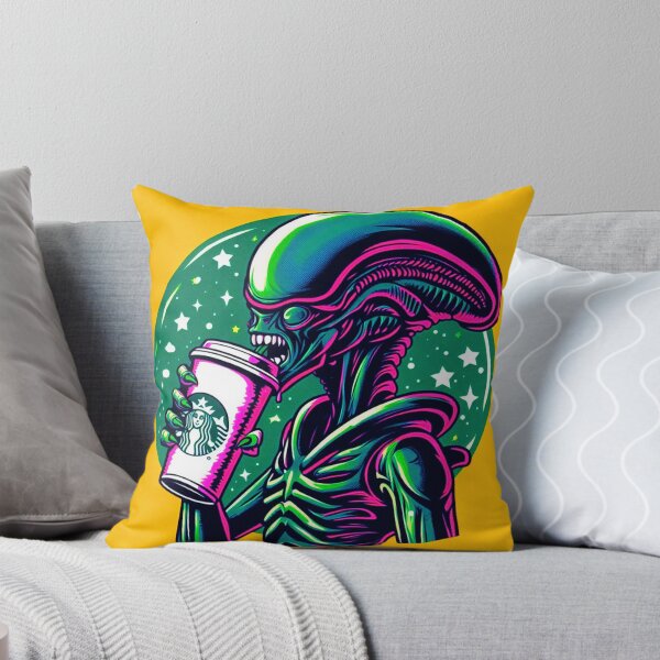 Item preview, Alien, Coffee, coffee, coffee pop art designed and sold by The Monkey Desings LLC.