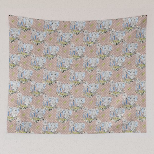 Item preview, Elephant Pattern designed and sold by ElephantVibes.
